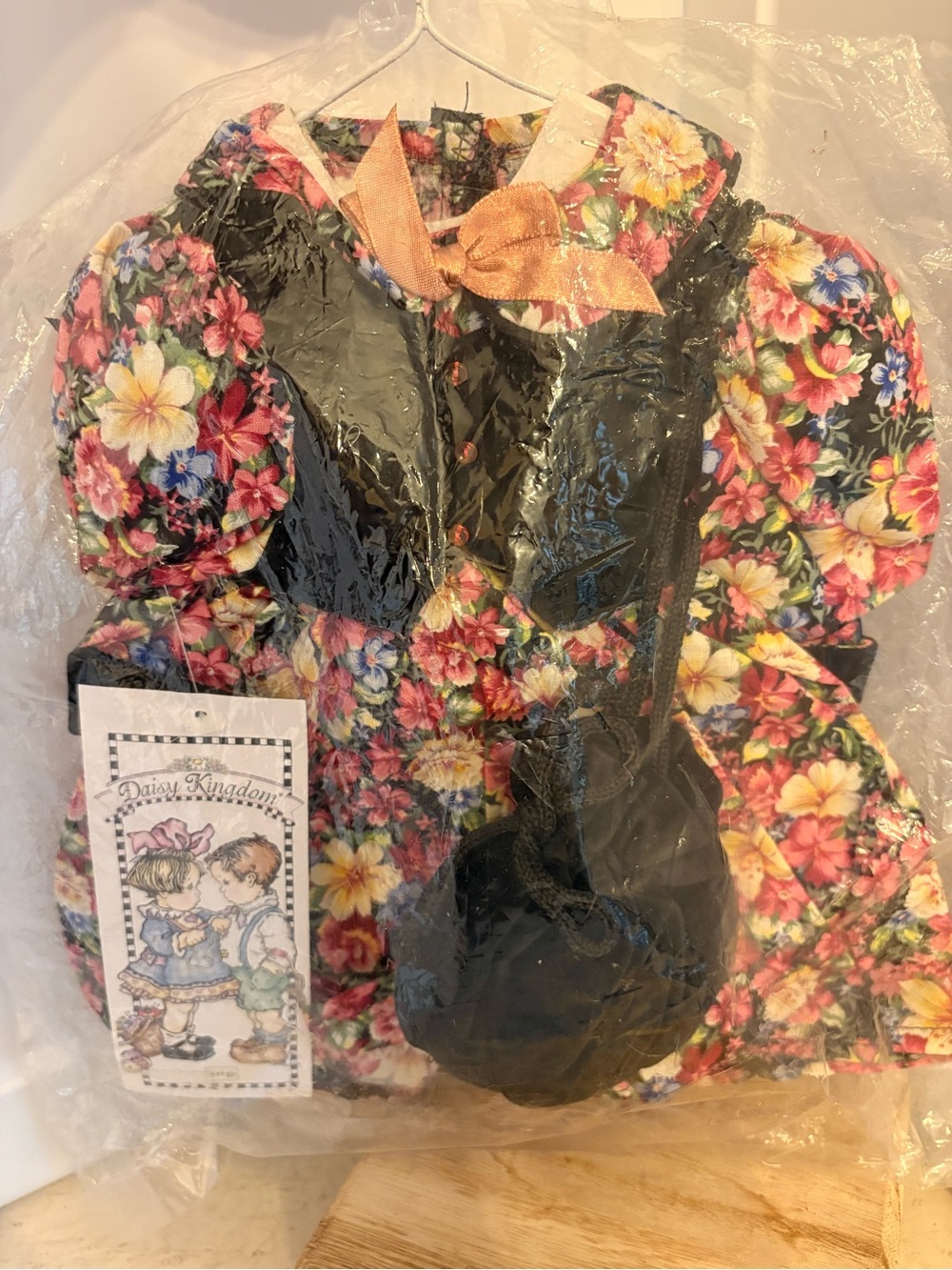 Vintage Daisy Kingdom doll dress designed for 17 to 19-inch dolls